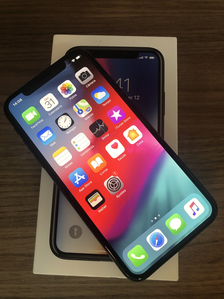 iPhone X Cinza 64GB Usado Perfeito Estado Telefone Usado